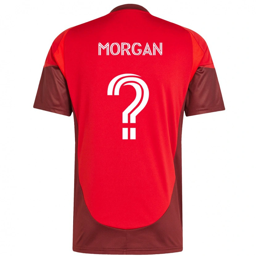 Danxen Pánské Myles Morgan #0 Bílá Červená Domů Hráčské Dresy 2025/26 Dres