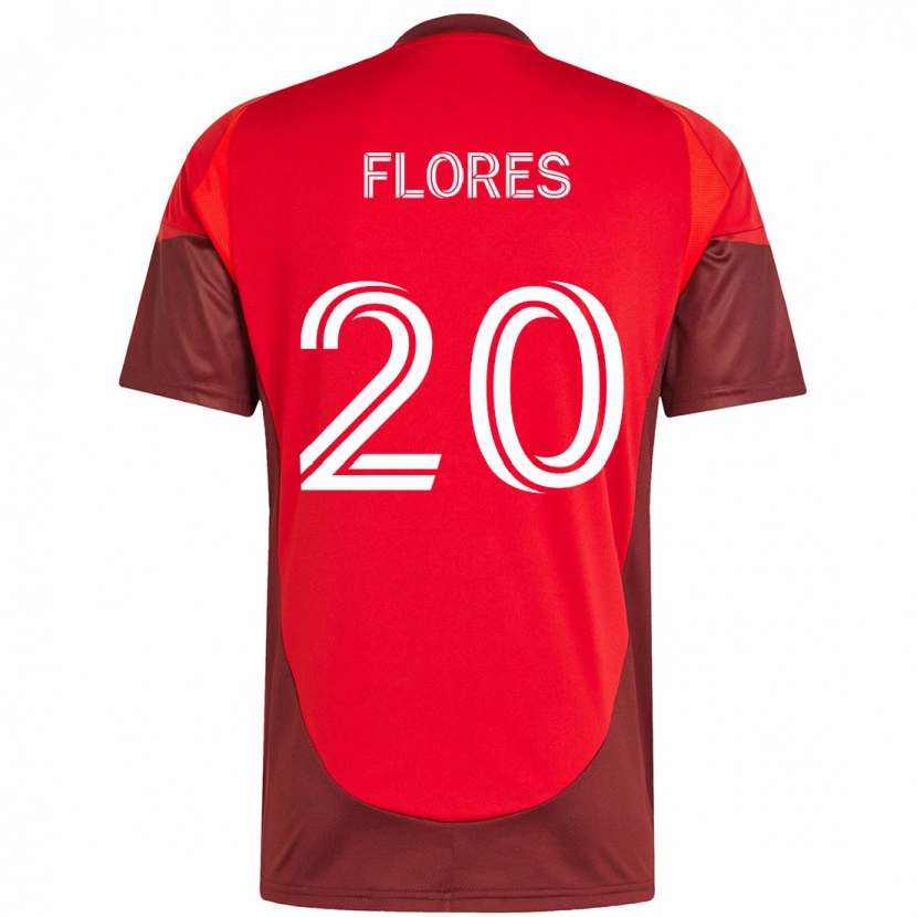 Danxen Pánské Deybi Flores #20 Bílá Červená Domů Hráčské Dresy 2025/26 Dres