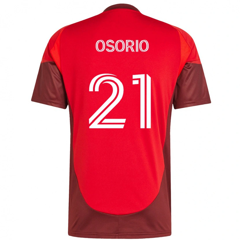 Danxen Pánské Jonathan Osorio #21 Bílá Červená Domů Hráčské Dresy 2025/26 Dres