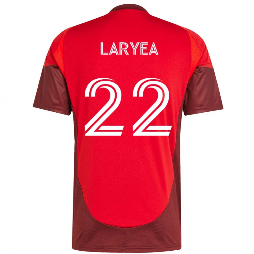Danxen Pánské Richie Laryea #22 Bílá Červená Domů Hráčské Dresy 2025/26 Dres