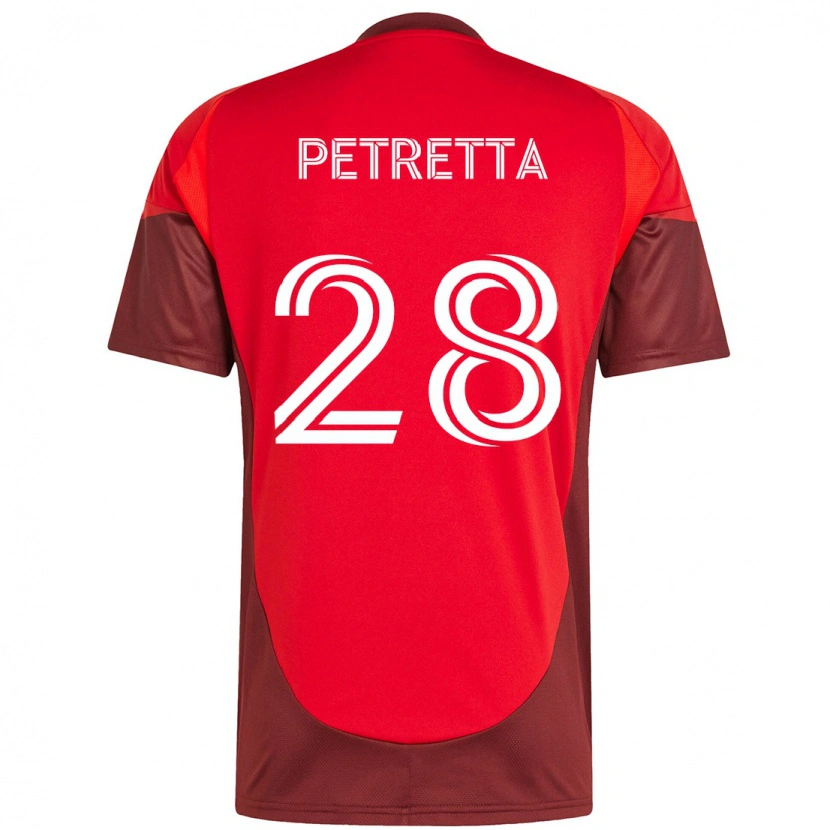 Danxen Pánské Raoul Petretta #28 Bílá Červená Domů Hráčské Dresy 2025/26 Dres