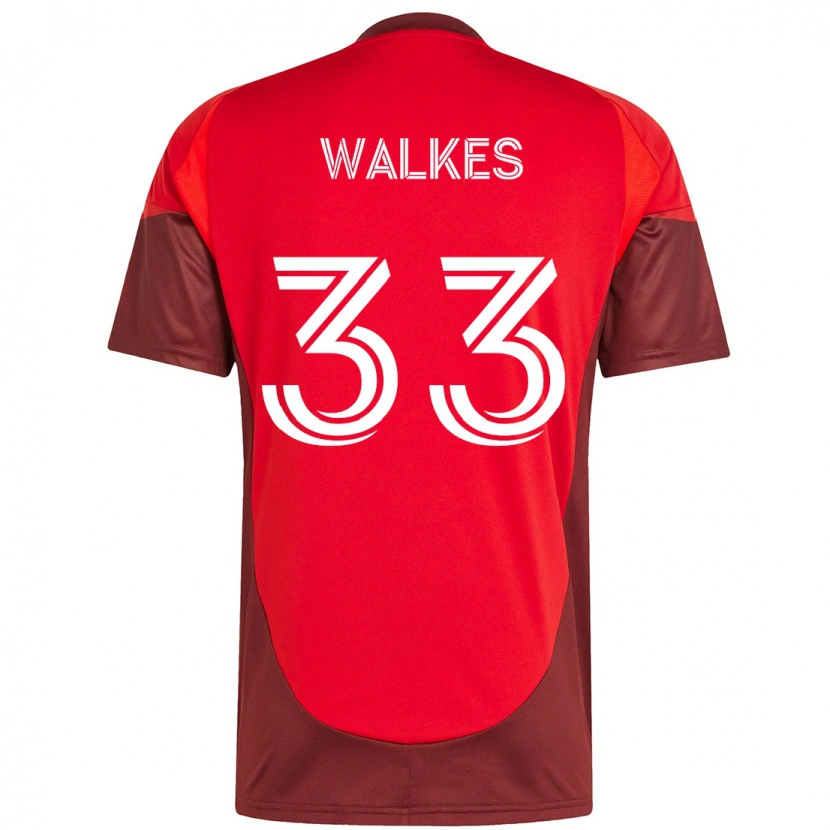 Danxen Pánské Reshaun Walkes #33 Bílá Červená Domů Hráčské Dresy 2025/26 Dres