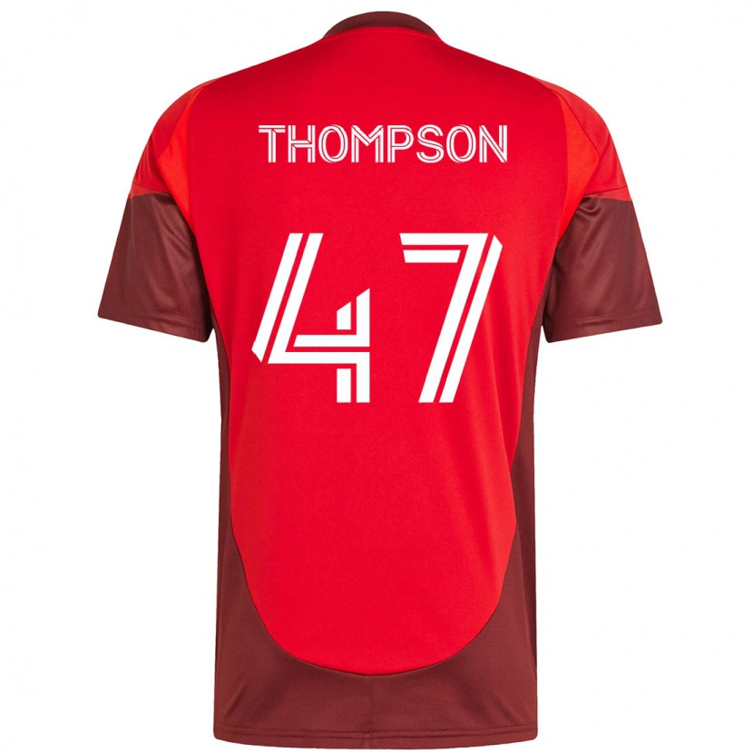Danxen Pánské Kosi Thompson #47 Bílá Červená Domů Hráčské Dresy 2025/26 Dres