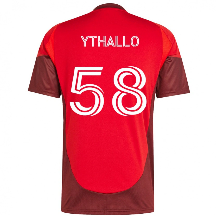 Danxen Pánské Ythallo #58 Bílá Červená Domů Hráčské Dresy 2025/26 Dres