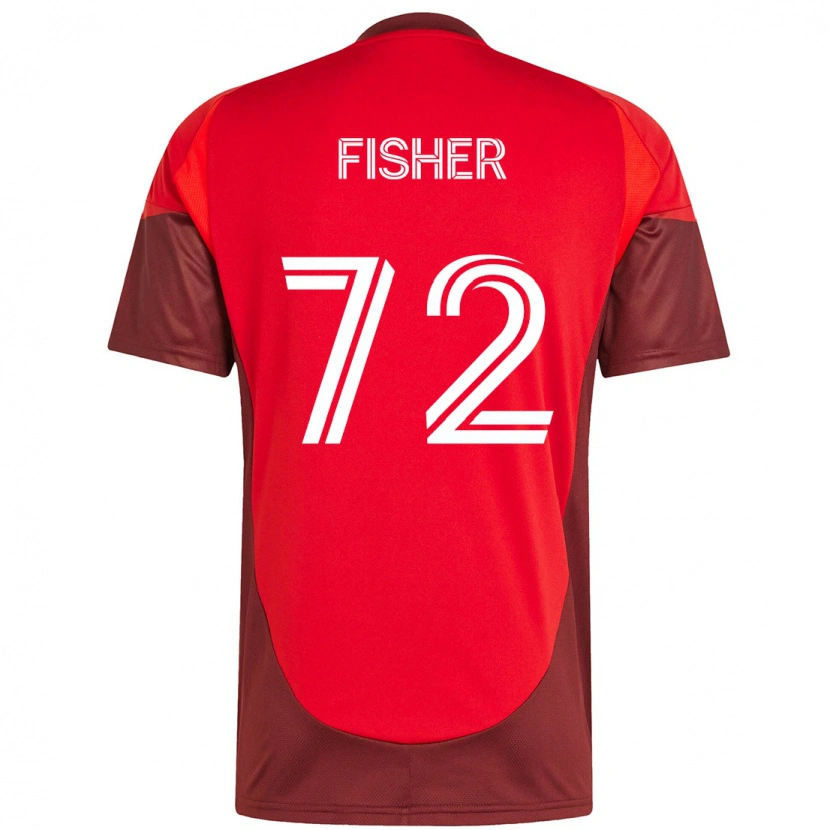 Danxen Pánské Mark Fisher #72 Bílá Červená Domů Hráčské Dresy 2025/26 Dres