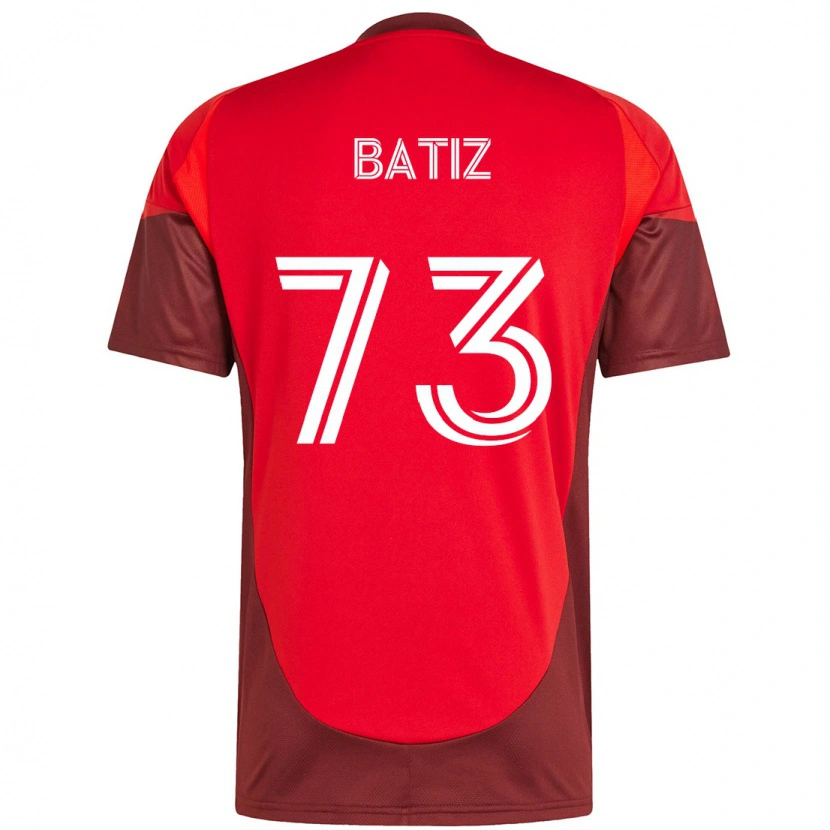 Danxen Pánské Jesus Batiz #73 Bílá Červená Domů Hráčské Dresy 2025/26 Dres