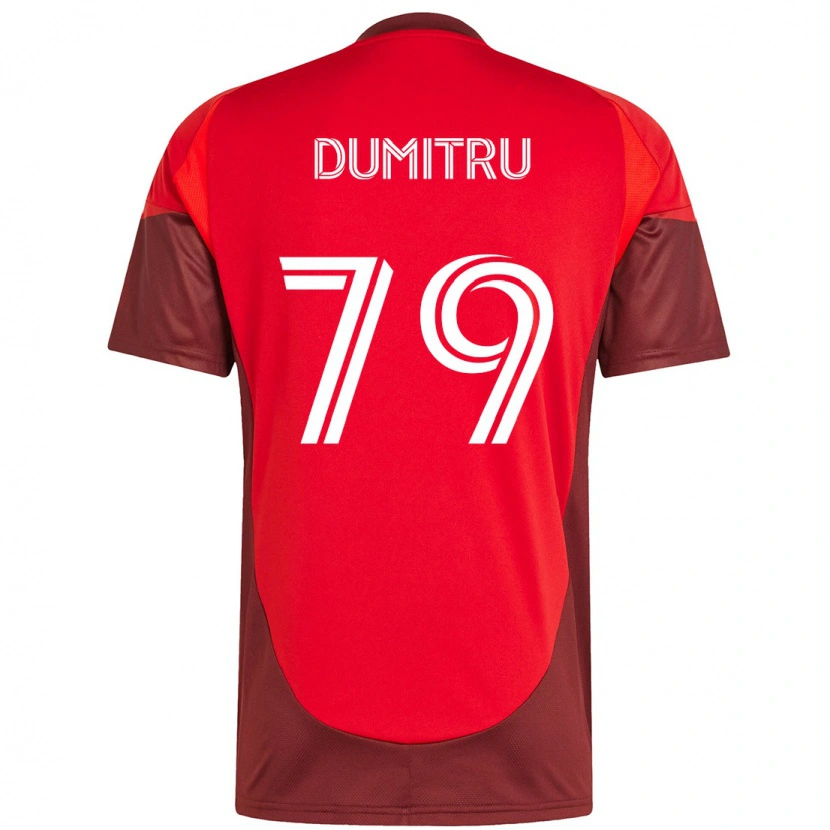 Danxen Pánské Andrei Dumitru #79 Bílá Červená Domů Hráčské Dresy 2025/26 Dres