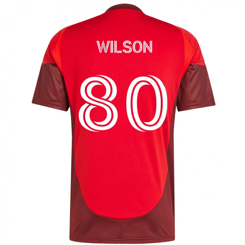 Danxen Pánské Shafique Wilson #80 Bílá Červená Domů Hráčské Dresy 2025/26 Dres