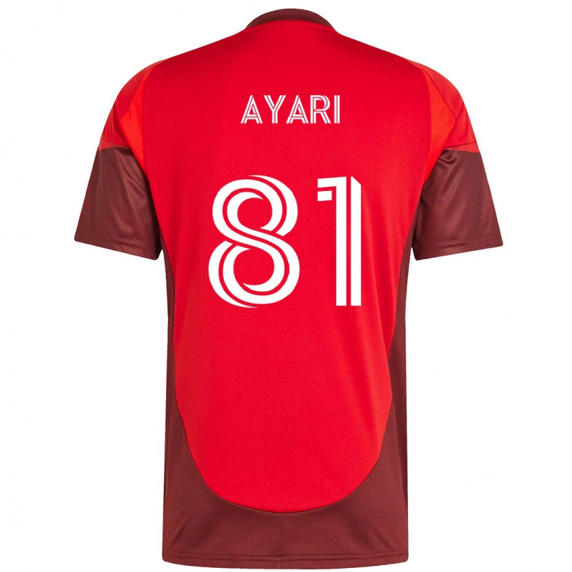 Danxen Pánské Hassan Ayari #81 Bílá Červená Domů Hráčské Dresy 2025/26 Dres