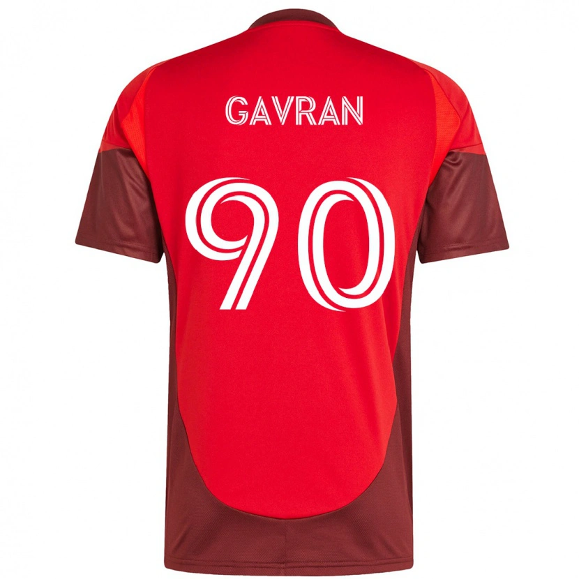 Danxen Pánské Luka Gavran #90 Bílá Červená Domů Hráčské Dresy 2025/26 Dres