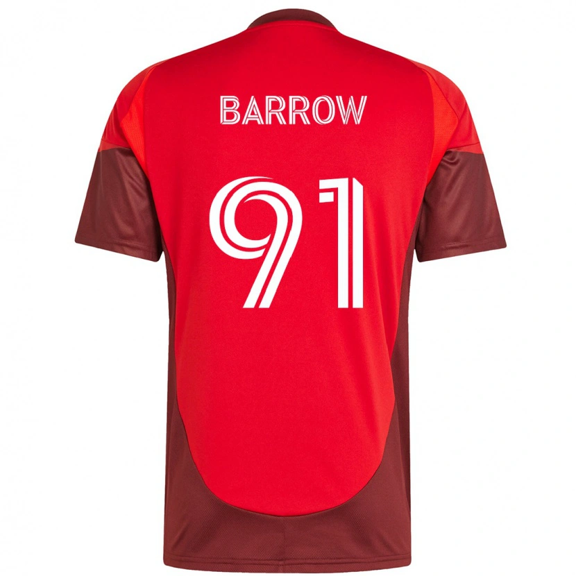 Danxen Pánské Dékwon Barrow #91 Bílá Červená Domů Hráčské Dresy 2025/26 Dres