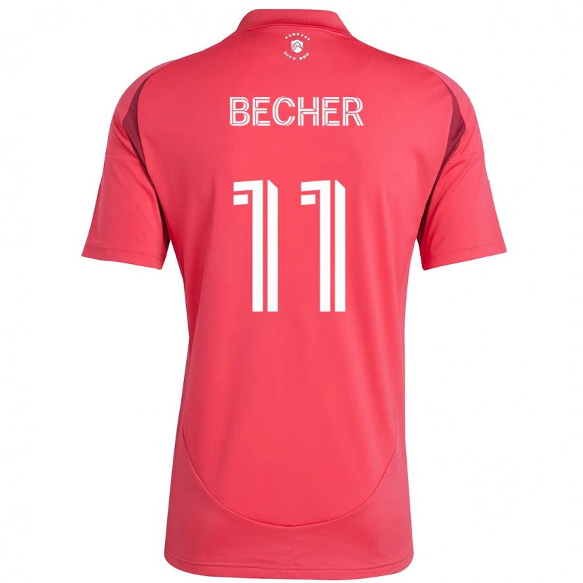 Danxen Pánské Simon Becher #11 Bílá Purpurová Domů Hráčské Dresy 2025/26 Dres