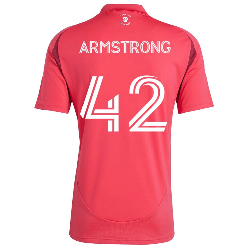 Danxen Pánské Ezra Armstrong #42 Bílá Purpurová Domů Hráčské Dresy 2025/26 Dres