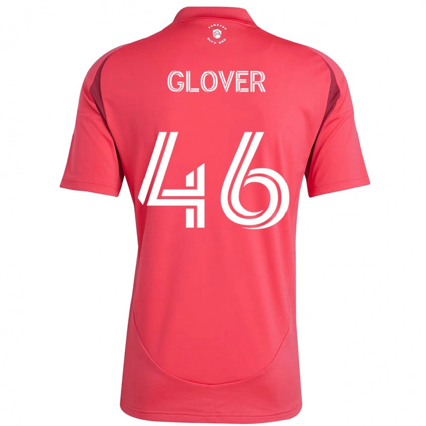 Danxen Pánské Caden Glover #46 Bílá Purpurová Domů Hráčské Dresy 2025/26 Dres