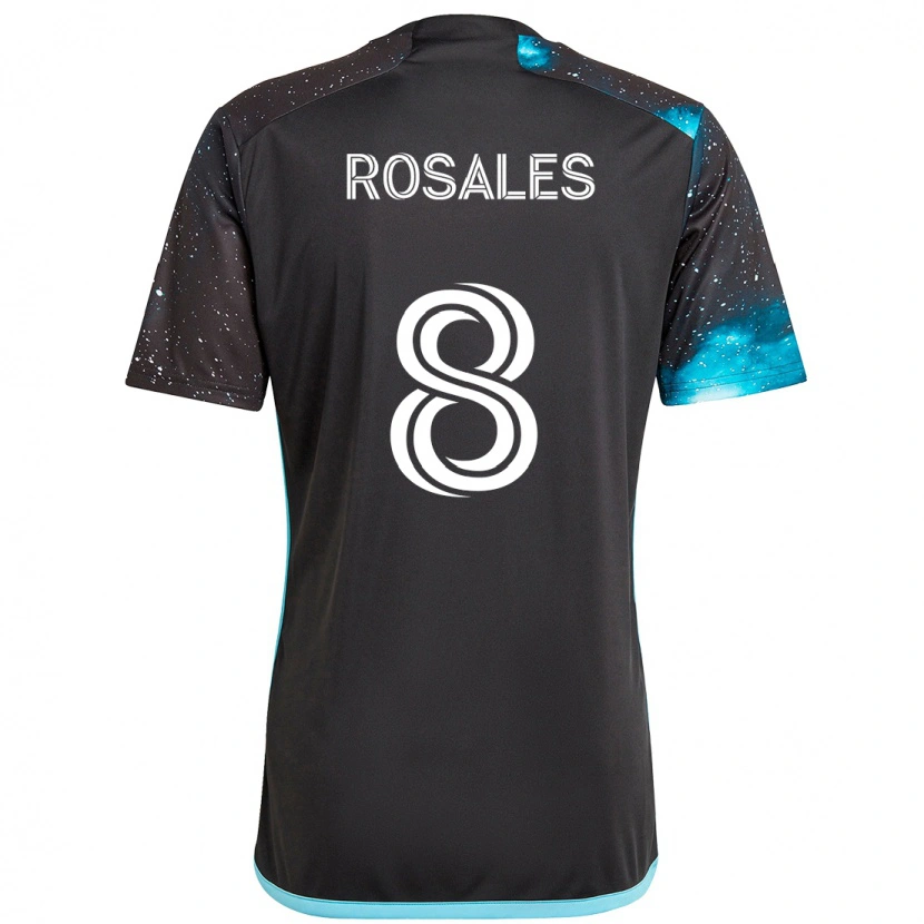 Danxen Pánské Joseph Rosales #8 Nebesky Modrá Domů Hráčské Dresy 2025/26 Dres
