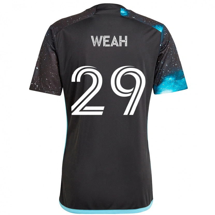 Danxen Pánské Patrick Weah #29 Nebesky Modrá Domů Hráčské Dresy 2025/26 Dres