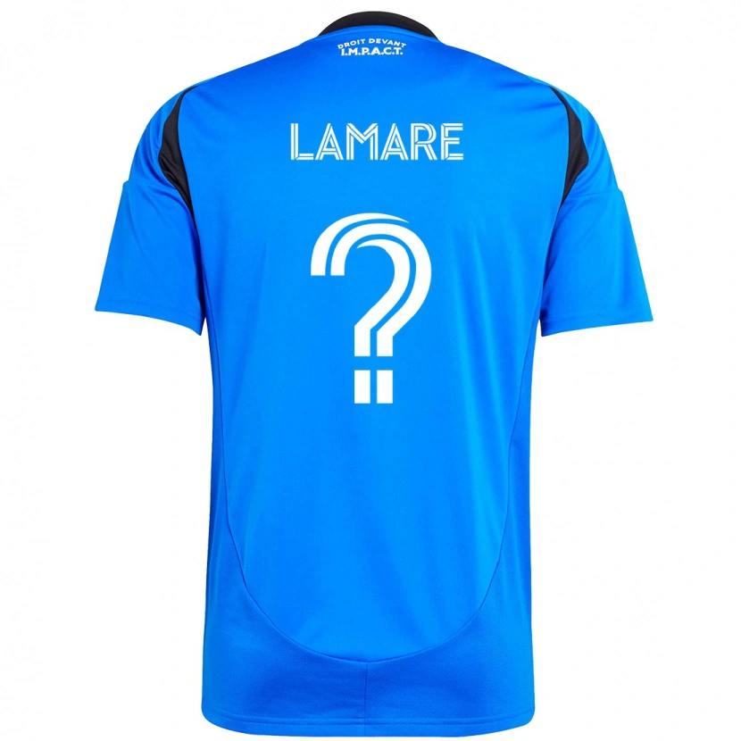 Danxen Pánské Samuel Lamare #0 Nebesky Modrá Tmavě Modrá Domů Hráčské Dresy 2025/26 Dres