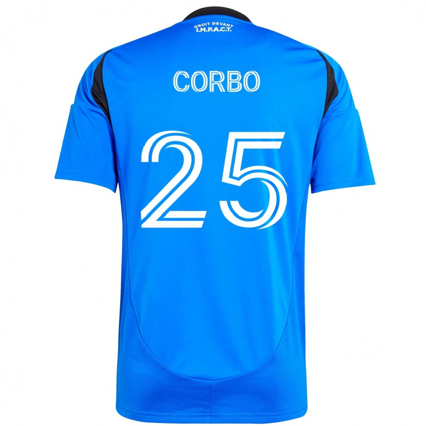 Danxen Pánské Gabriele Corbo #25 Nebesky Modrá Tmavě Modrá Domů Hráčské Dresy 2025/26 Dres