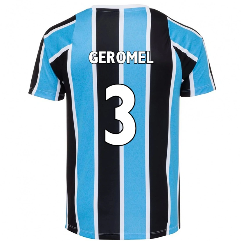 Danxen Pánské Pedro Geromel #3 Bílá Modrá Domů Hráčské Dresy 2025/26 Dres