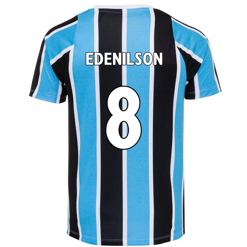 Danxen Pánské Edenilson #8 Bílá Modrá Domů Hráčské Dresy 2025/26 Dres