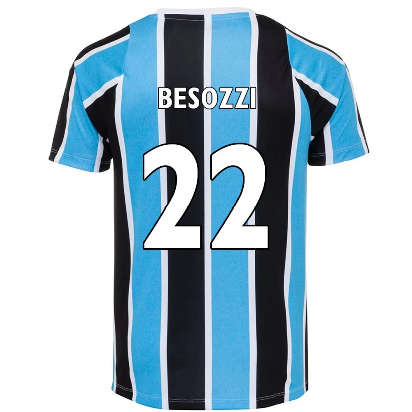 Danxen Pánské Lucas Besozzi #22 Bílá Modrá Domů Hráčské Dresy 2025/26 Dres