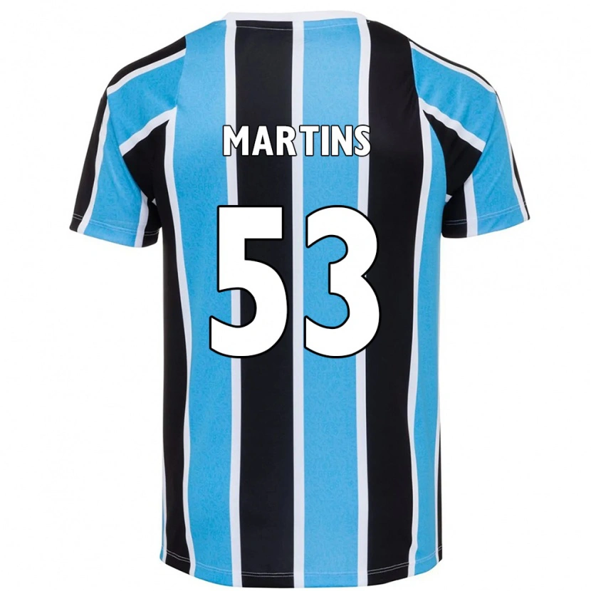 Danxen Pánské Gustavo Martins #53 Bílá Modrá Domů Hráčské Dresy 2025/26 Dres