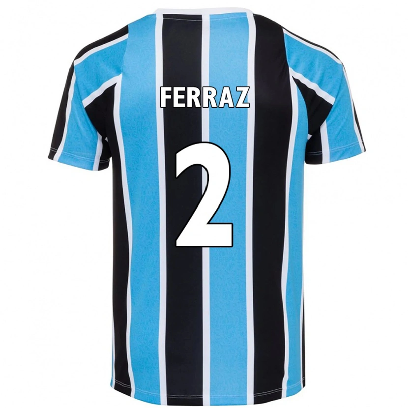 Danxen Pánské Victor Ferraz #2 Bílá Modrá Domů Hráčské Dresy 2025/26 Dres