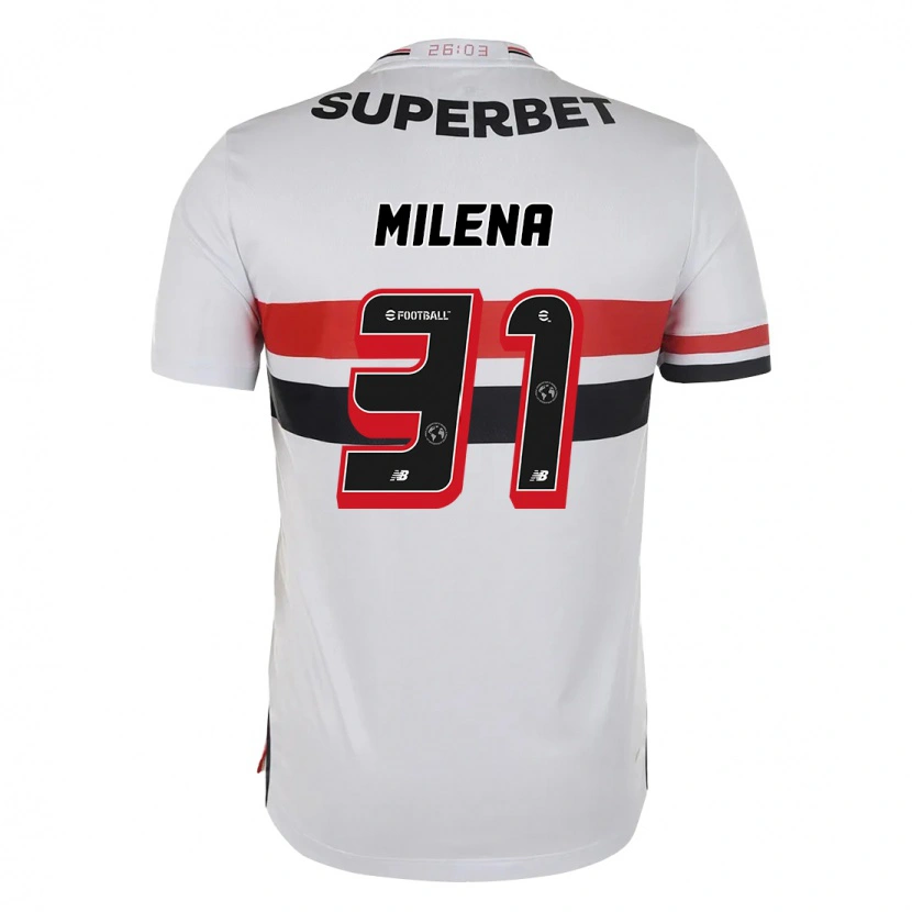 Danxen Pánské Milena #31 Černá Červená Domů Hráčské Dresy 2025/26 Dres