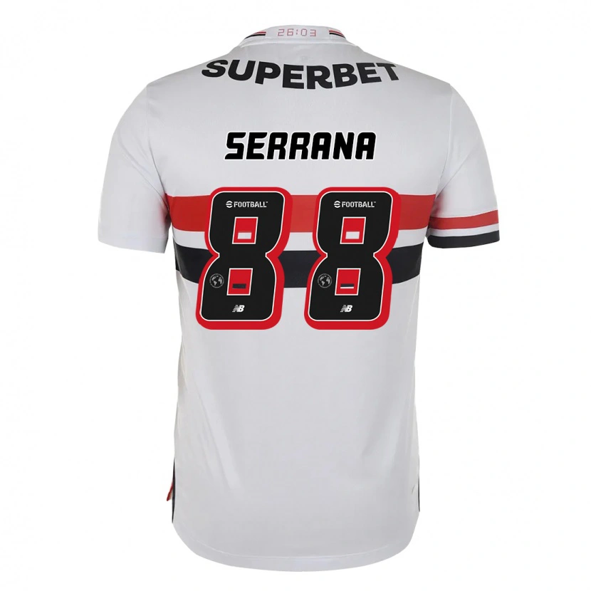 Danxen Pánské Serrana #88 Černá Červená Domů Hráčské Dresy 2025/26 Dres