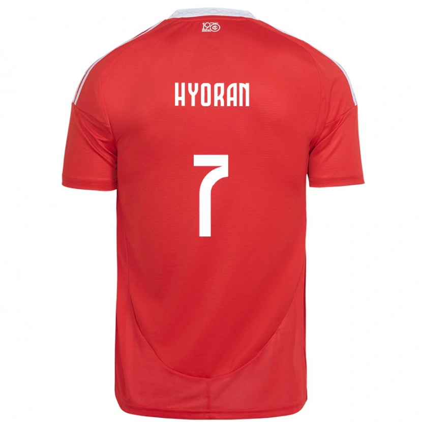 Danxen Pánské Hyoran #7 Bílá Červená Domů Hráčské Dresy 2025/26 Dres