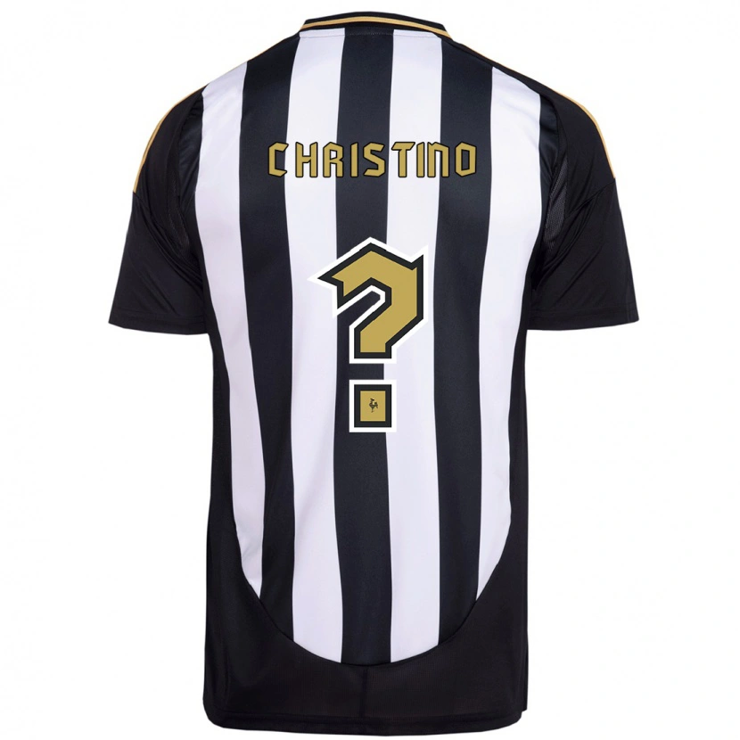Danxen Pánské Guilherme Christino #0 Bílá Černá Domů Hráčské Dresy 2025/26 Dres