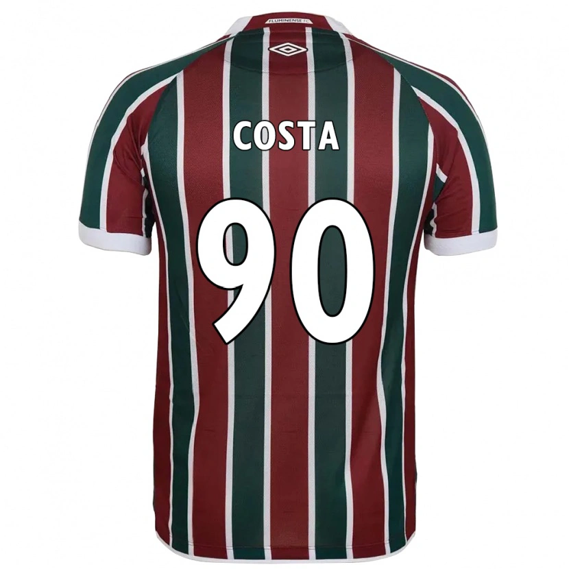 Danxen Pánské Douglas Costa #90 Bílá Zelená Vínová Domů Hráčské Dresy 2025/26 Dres