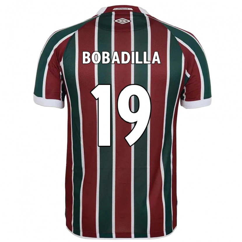 Danxen Pánské Raul Bobadilla #19 Bílá Zelená Vínová Domů Hráčské Dresy 2025/26 Dres