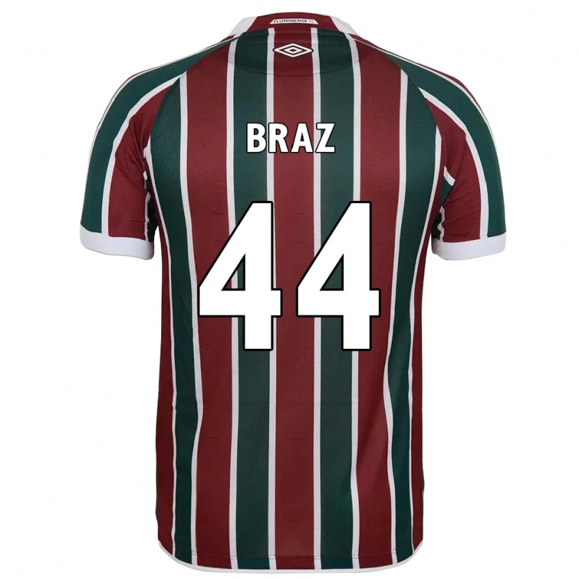 Danxen Pánské David Braz #44 Bílá Zelená Vínová Domů Hráčské Dresy 2025/26 Dres