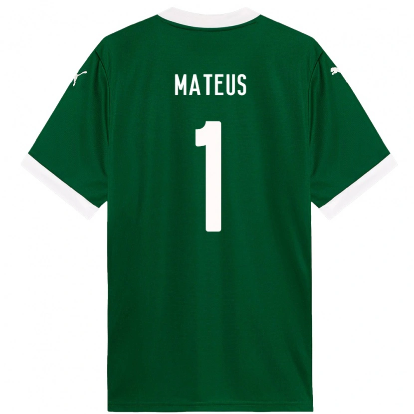 Danxen Pánské Mateus #1 Zelená Bílá Domů Hráčské Dresy 2025/26 Dres