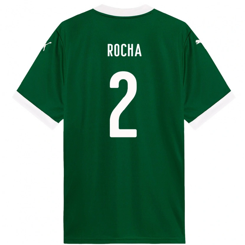 Danxen Pánské Marcos Rocha #2 Bílá Zelená Domů Hráčské Dresy 2025/26 Dres