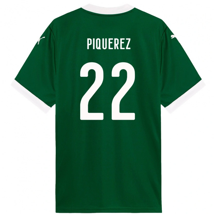 Danxen Pánské Joaquín Piquerez #22 Bílá Zelená Domů Hráčské Dresy 2025/26 Dres