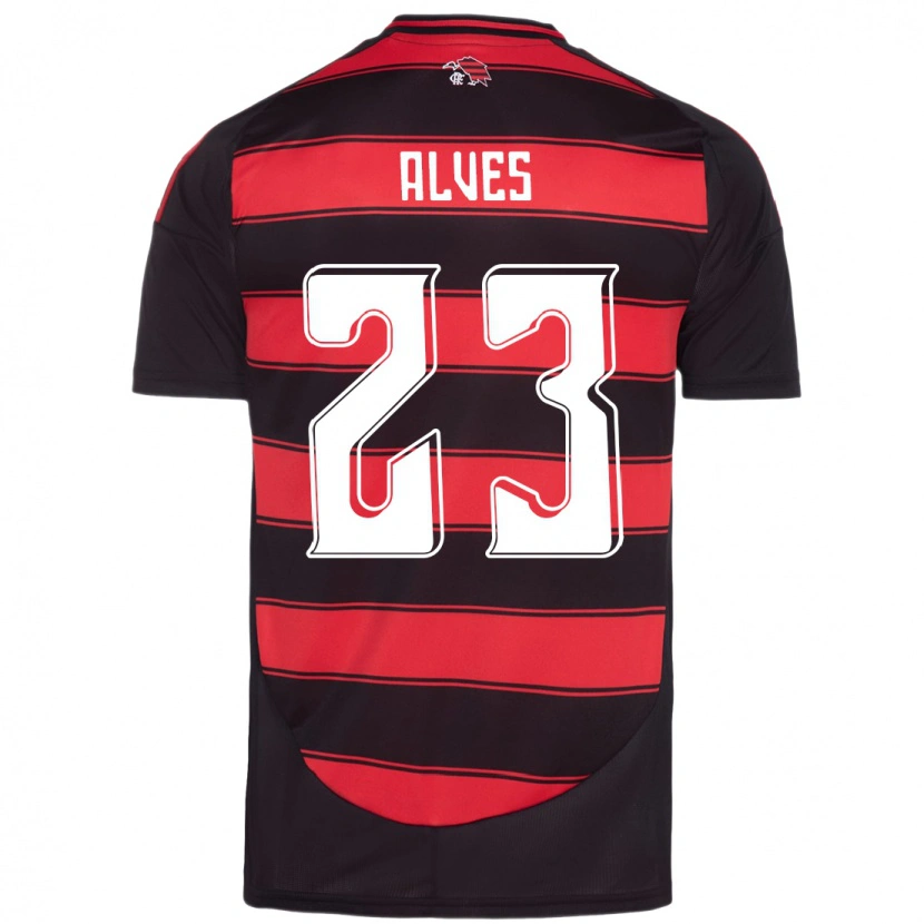 Danxen Pánské Karol Alves #23 Bílá Červená Domů Hráčské Dresy 2025/26 Dres