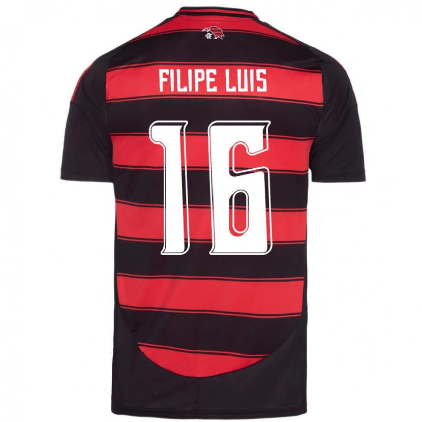 Danxen Pánské Filipe Luis #16 Bílá Červená Domů Hráčské Dresy 2025/26 Dres