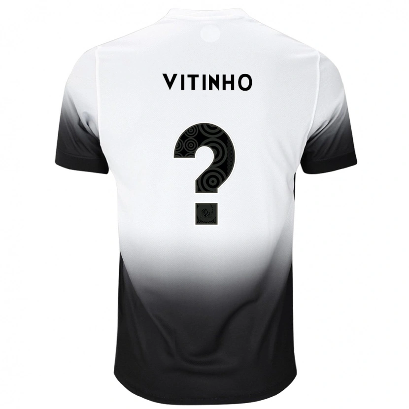 Danxen Pánské Vitinho Oliveira #0 Černá Bílá Domů Hráčské Dresy 2025/26 Dres