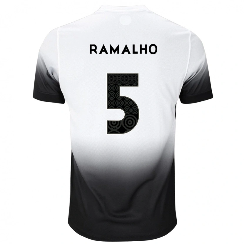 Danxen Pánské André Ramalho #5 Černá Bílá Domů Hráčské Dresy 2025/26 Dres