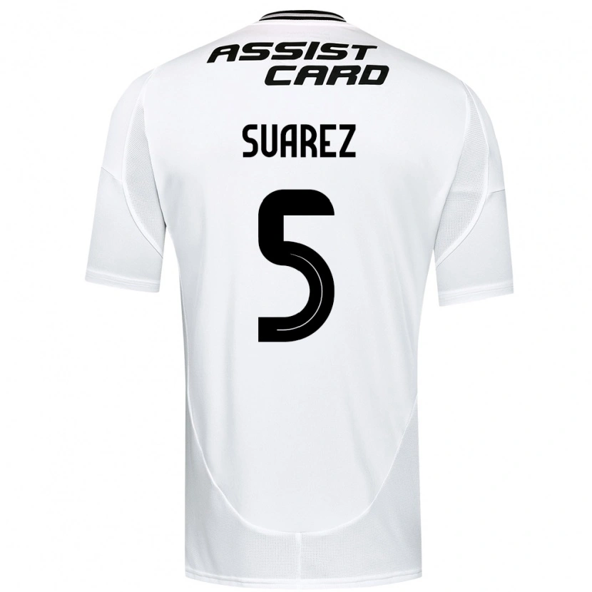 Danxen Pánské Nicolás Suarez #5 Černá Bílá Domů Hráčské Dresy 2025/26 Dres