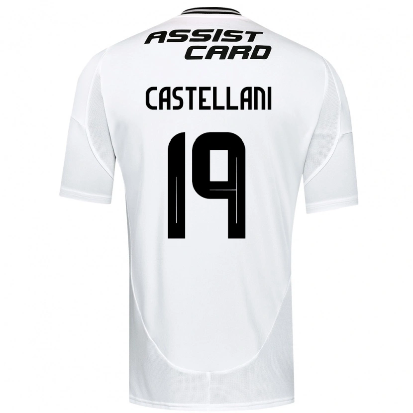 Danxen Pánské Gonzalo Castellani #19 Černá Bílá Domů Hráčské Dresy 2025/26 Dres