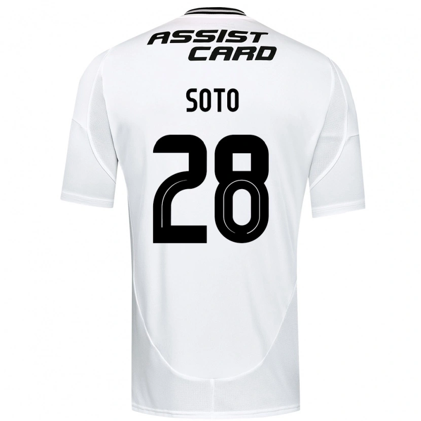 Danxen Pánské Lucas Soto #28 Černá Bílá Domů Hráčské Dresy 2025/26 Dres