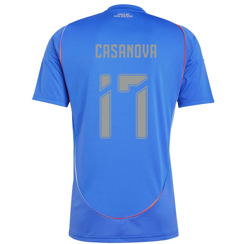 Danxen Pánské Luis Casanova #17 Oranžová Červená Domů Hráčské Dresy 2025/26 Dres