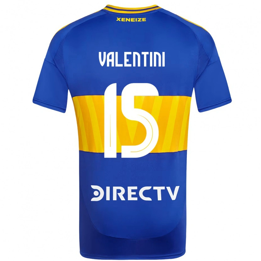 Danxen Pánské Nicolas Valentini #15 Bílá Modrá Domů Hráčské Dresy 2025/26 Dres