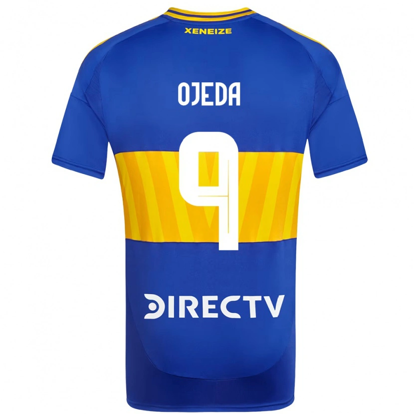 Danxen Pánské Andrea Ojeda #9 Bílá Modrá Domů Hráčské Dresy 2025/26 Dres