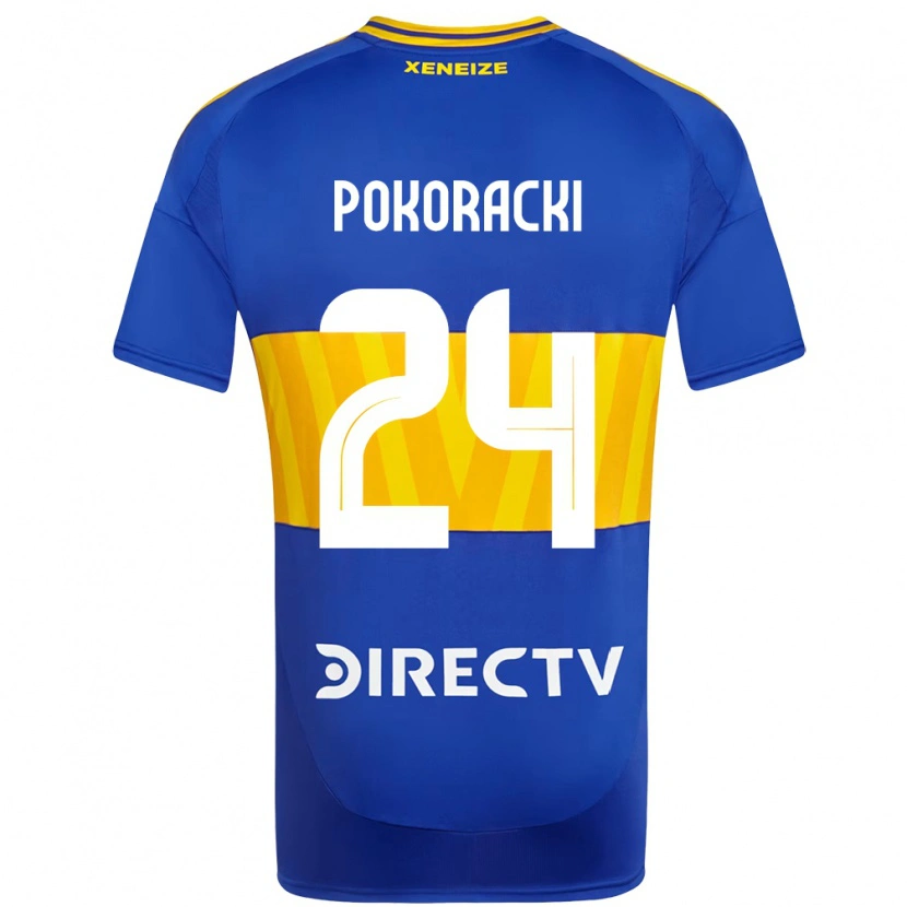 Danxen Pánské Belén Pokoracki #24 Bílá Modrá Domů Hráčské Dresy 2025/26 Dres