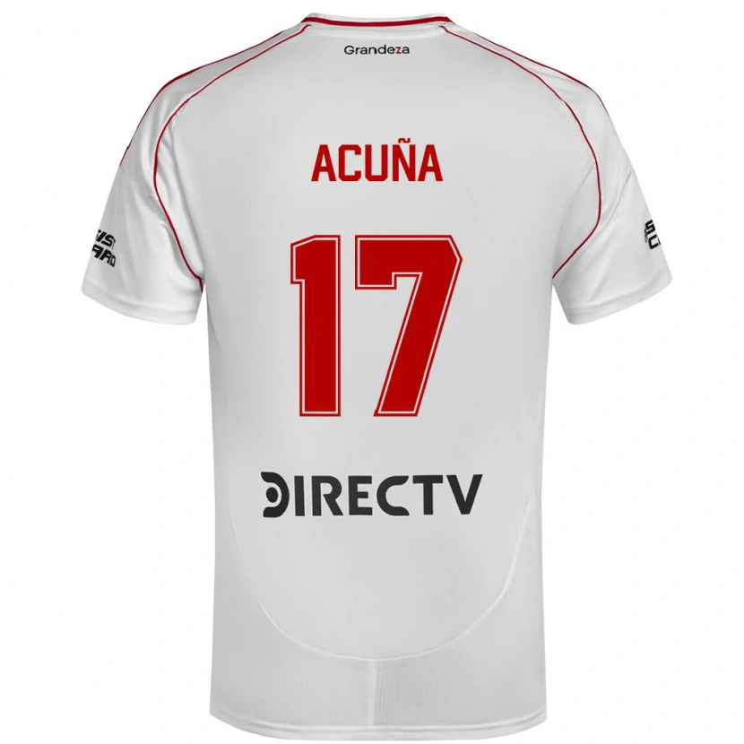 Danxen Pánské Ayelén Acuña #17 Burgundská Purpurová Domů Hráčské Dresy 2025/26 Dres
