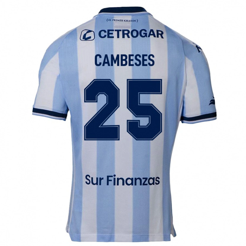 Danxen Pánské Facundo Cambeses #25 Nebesky Modrá Domů Hráčské Dresy 2025/26 Dres